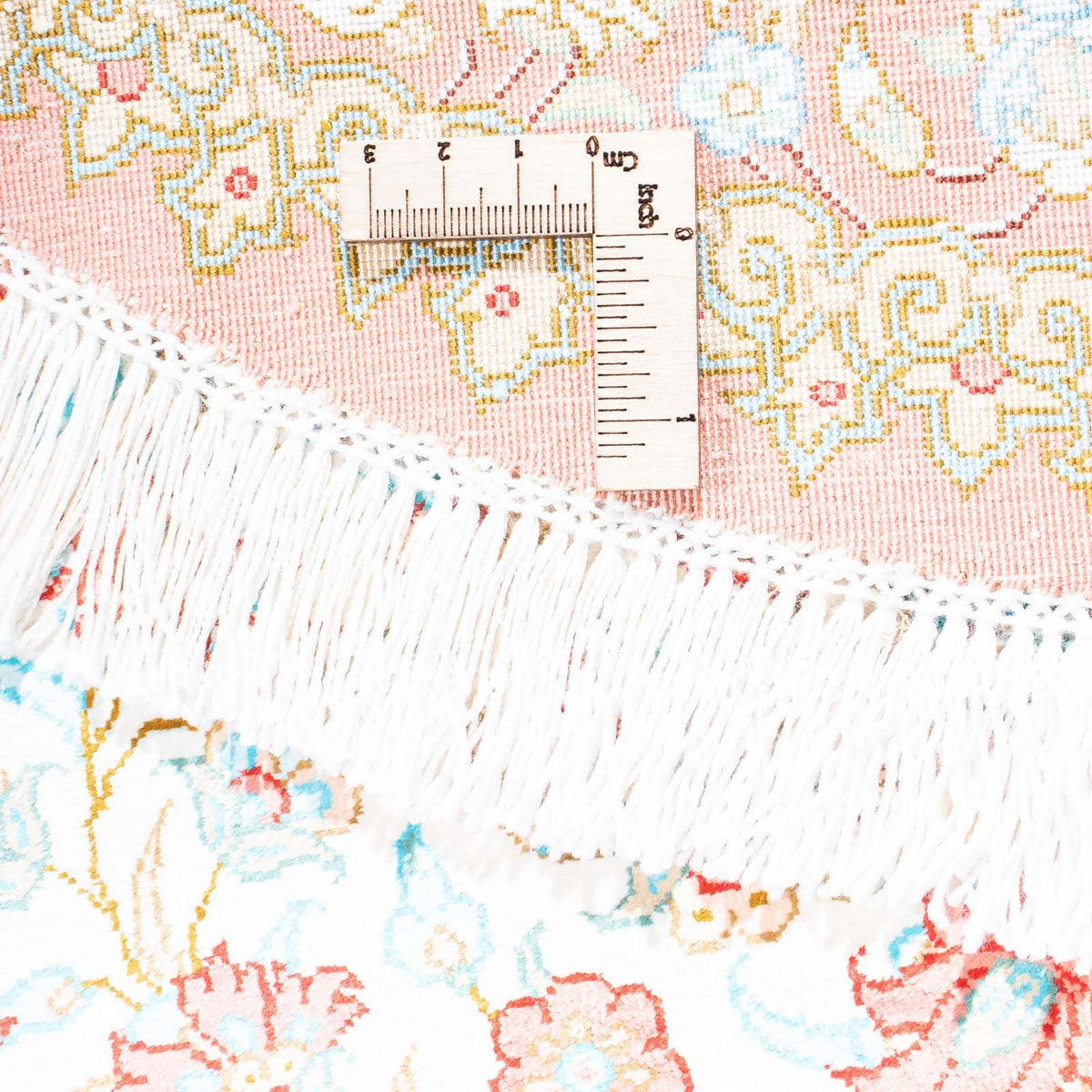 Persisk matta - Ghom oval  - 120 x 76 cm - beige