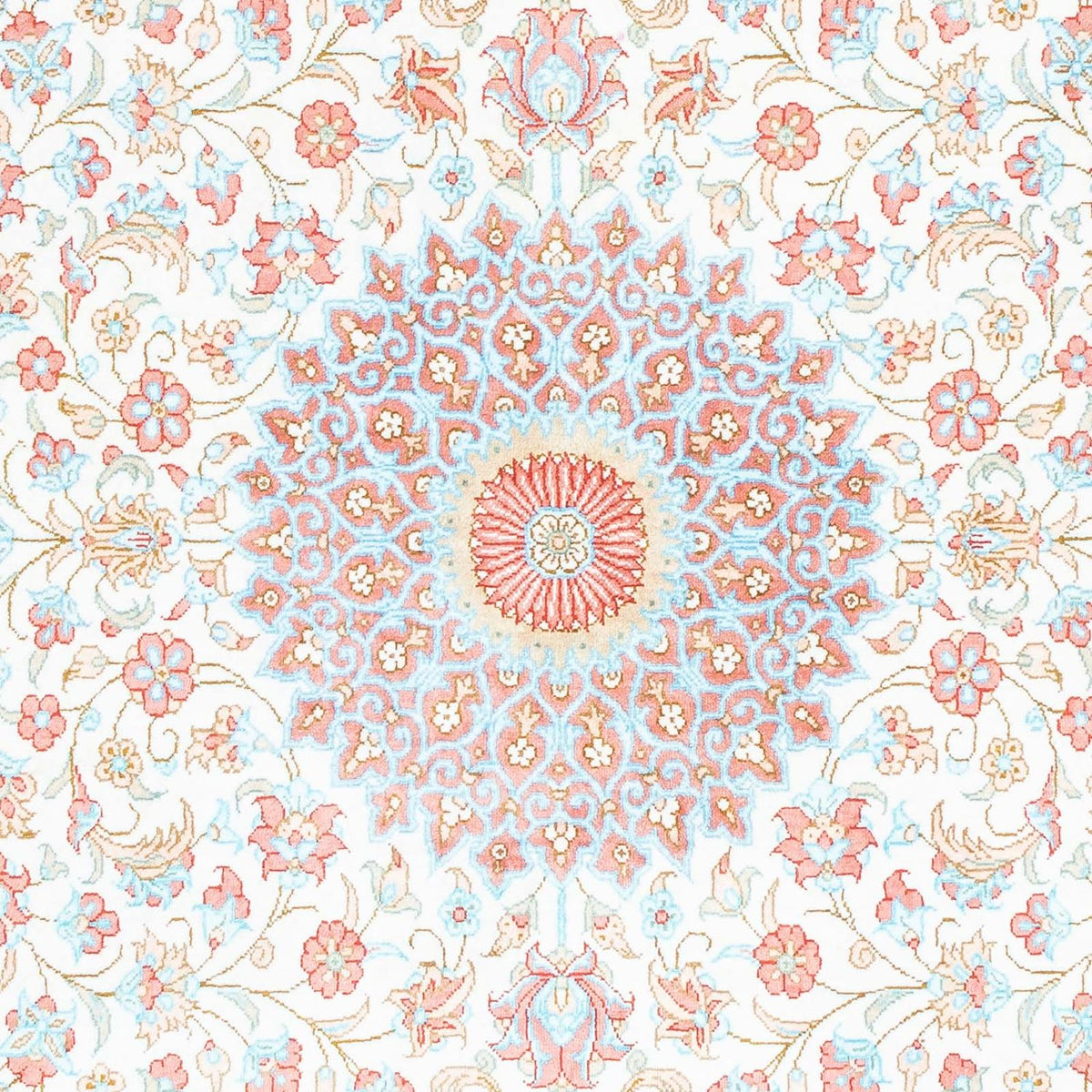 Persisk matta - Ghom oval  - 120 x 76 cm - beige