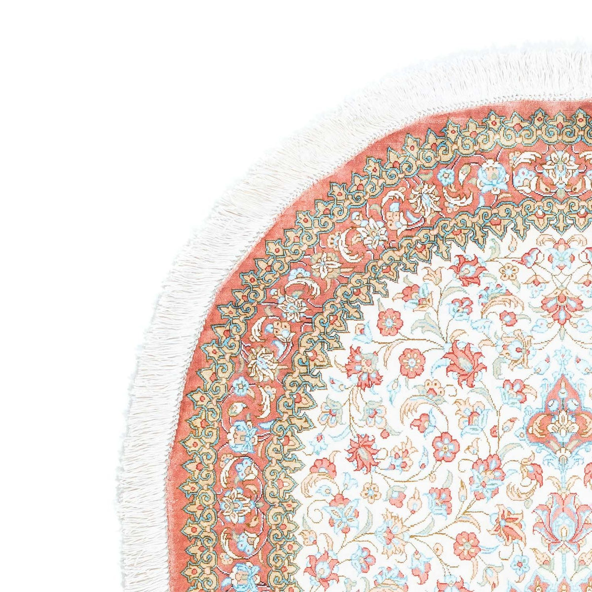 Persisk matta - Ghom oval  - 120 x 76 cm - beige