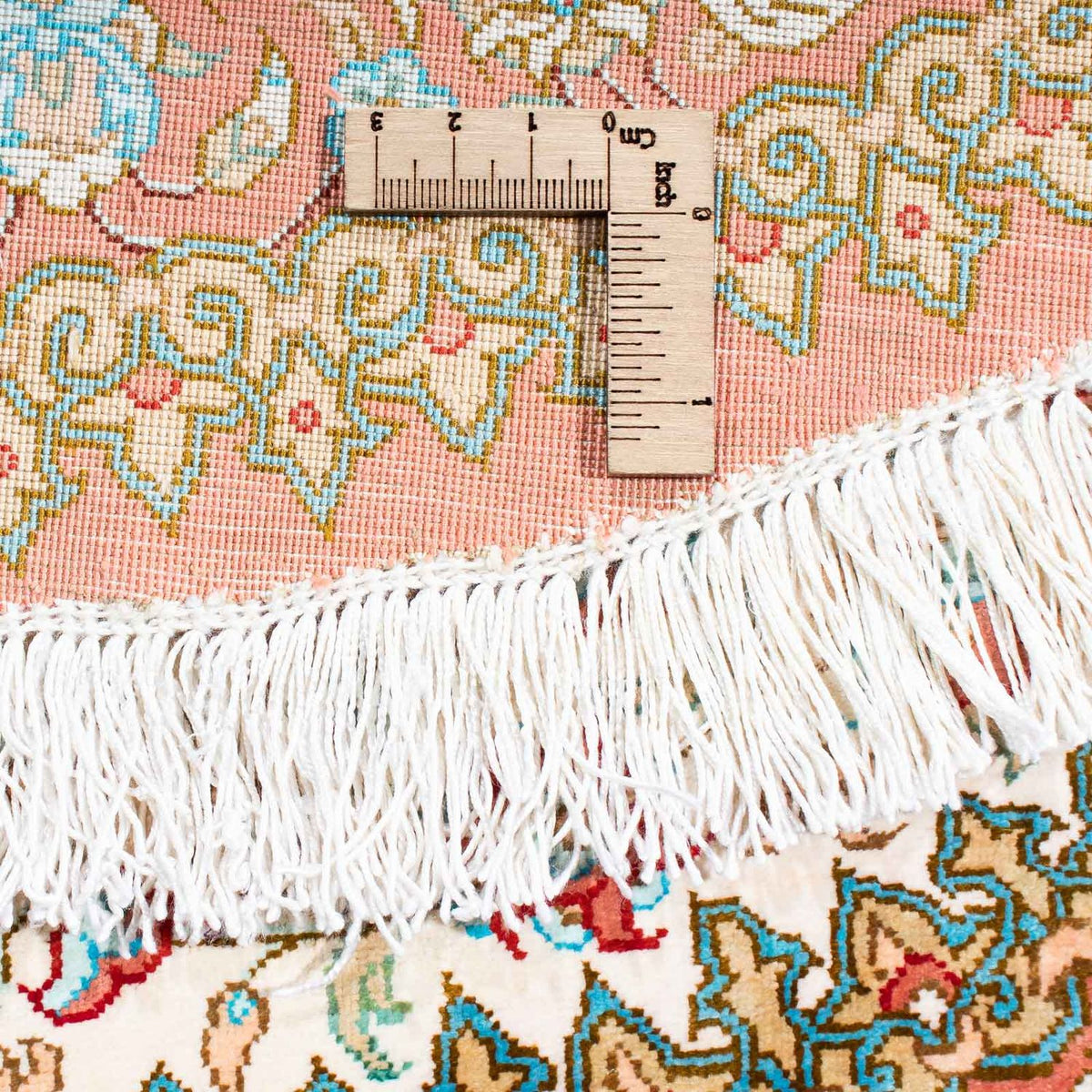 Persisk matta - Ghom oval  - 120 x 76 cm - beige