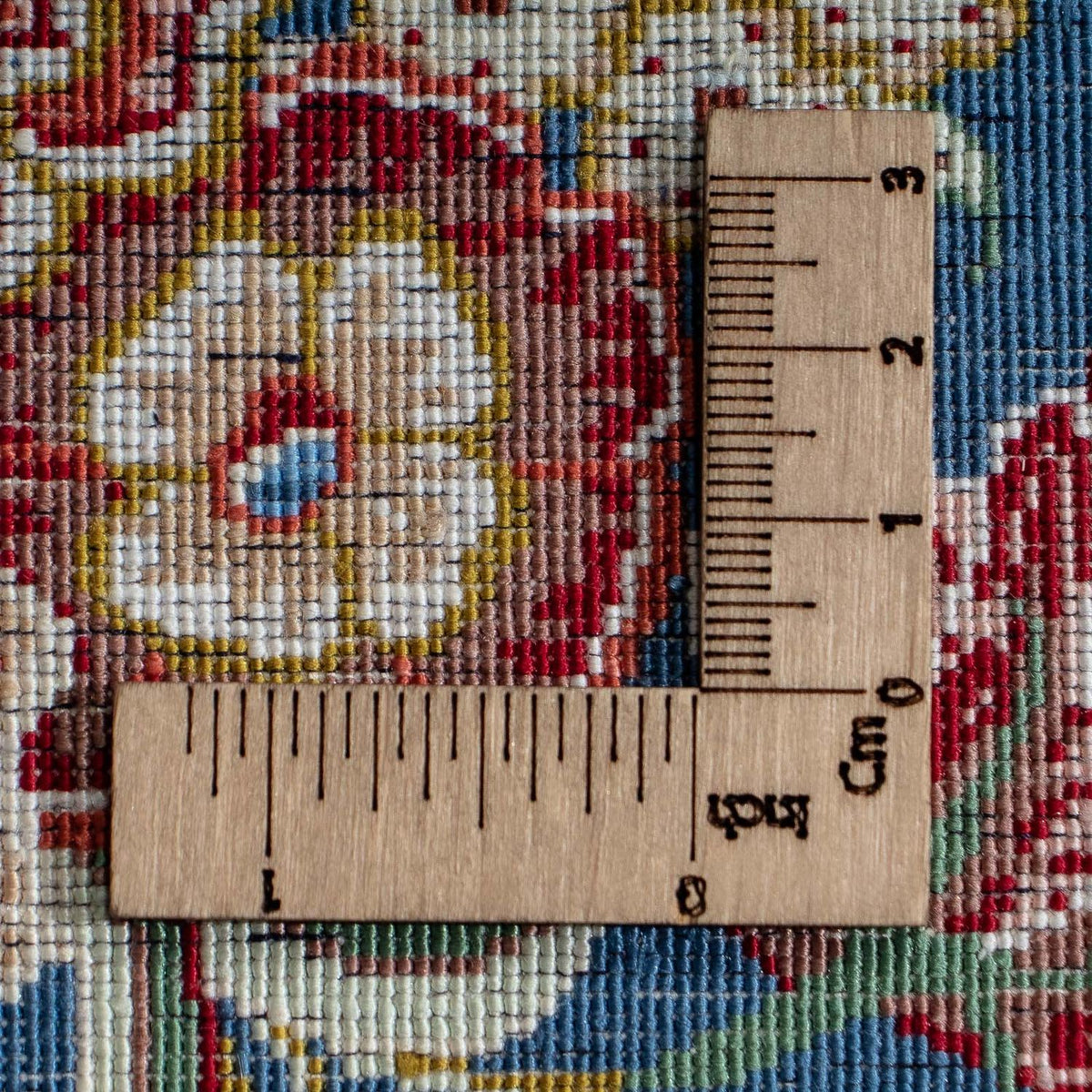 Silk Carpet - Ghom Silk - Premium - 40 x 28 cm - mörkblå