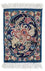 Silk Carpet - Ghom Silk - Premium - 40 x 28 cm - mörkblå