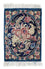 Silk Carpet - Ghom Silk - Premium - 40 x 28 cm - mörkblå