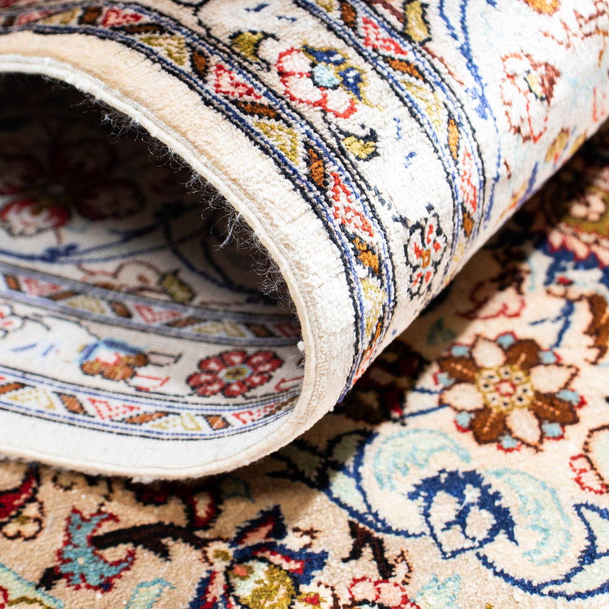 Persisk matta - Ghom - 163 x 98 cm - beige