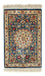 Silk Carpet - Ghom Silk - Premium - 44 x 27 cm - mörkblå