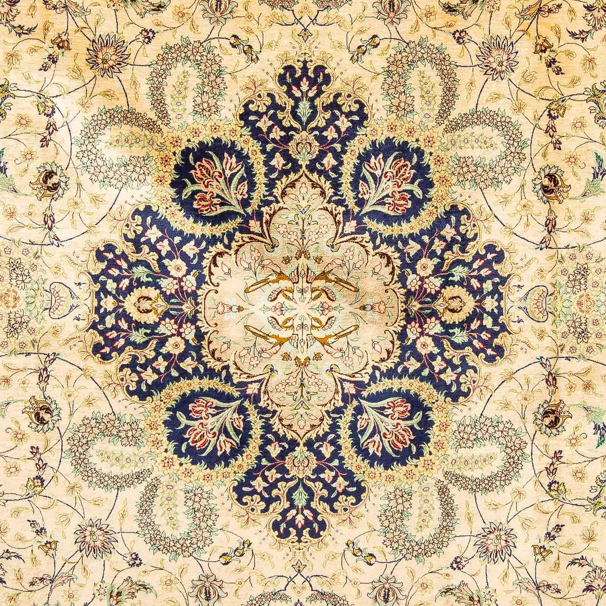 Persisk matta - Ghom - 324 x 198 cm - beige