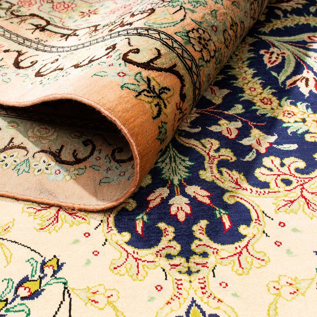 Persisk matta - Ghom - 324 x 198 cm - beige