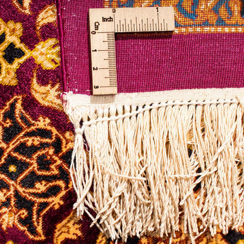 Persisk matta - Ghom - 305 x 202 cm - mörkröd