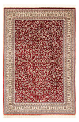 Oriental Carpet - Hereke - 276 x 185 cm - mörkröd