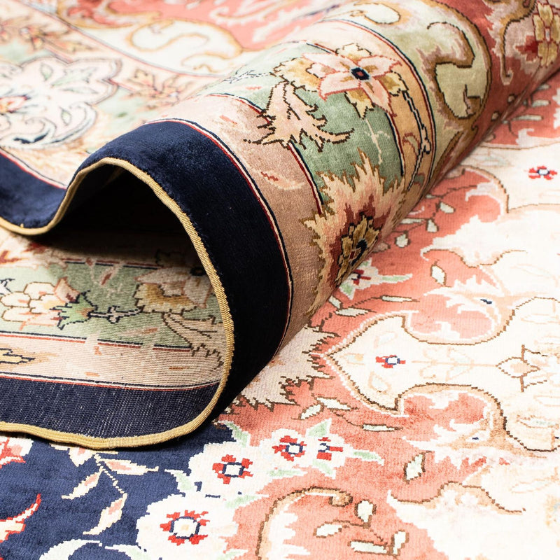 Oriental Carpet - Hereke - 402 x 303 cm - mörkröd