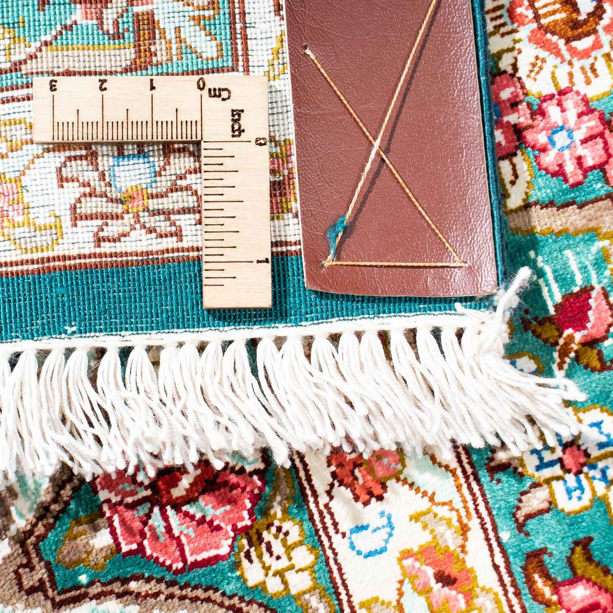 Persisk matta - Ghom - 163 x 100 cm - grön