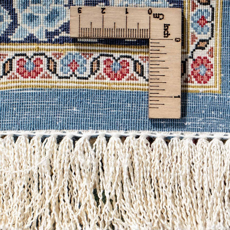 Persisk matta - Ghom - 80 x 55 cm - mörkblå