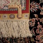 Silk matta - China Silk - 183 x 122 cm - mörkröd