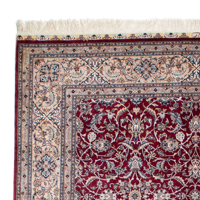 Oriental Carpet - Hereke - 246 x 170 cm - mörkröd
