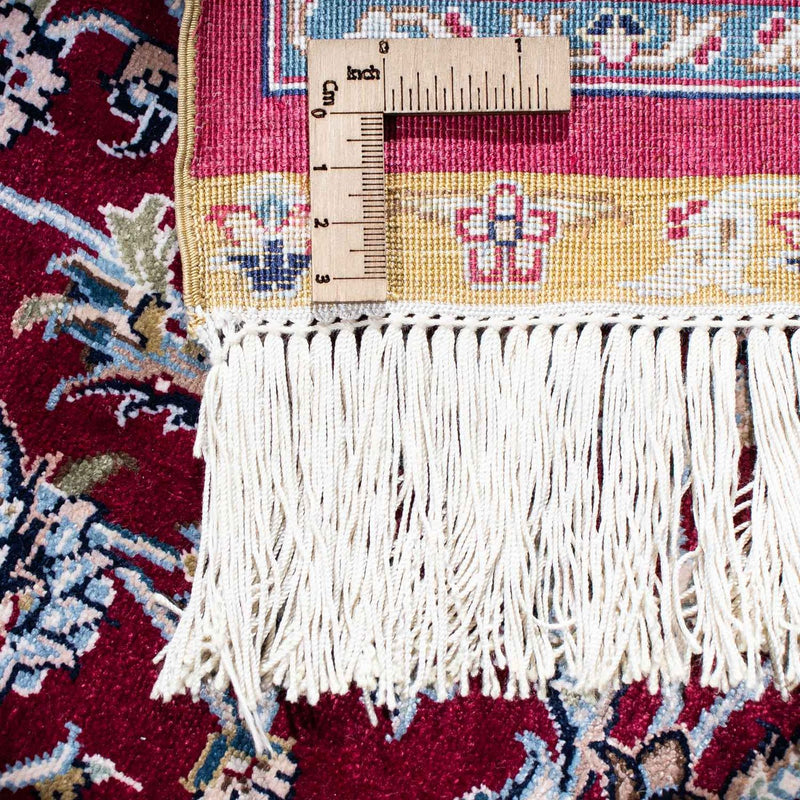 Oriental Carpet - Hereke - 246 x 170 cm - mörkröd