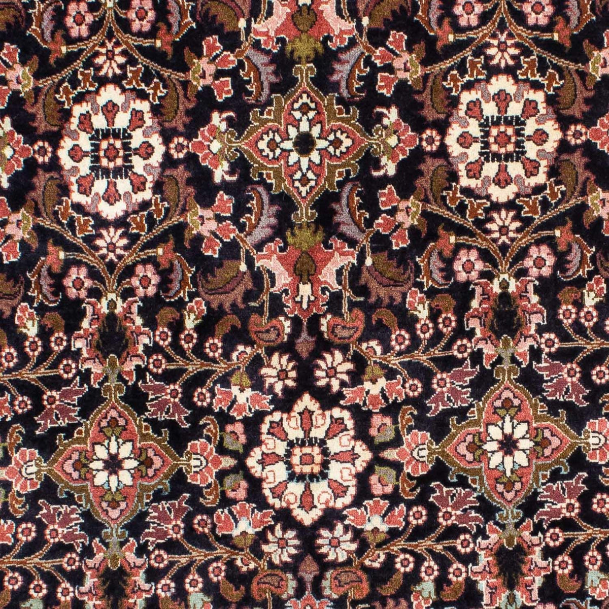 Persisk matta - Bijar - 210 x 141 cm - mörkblå