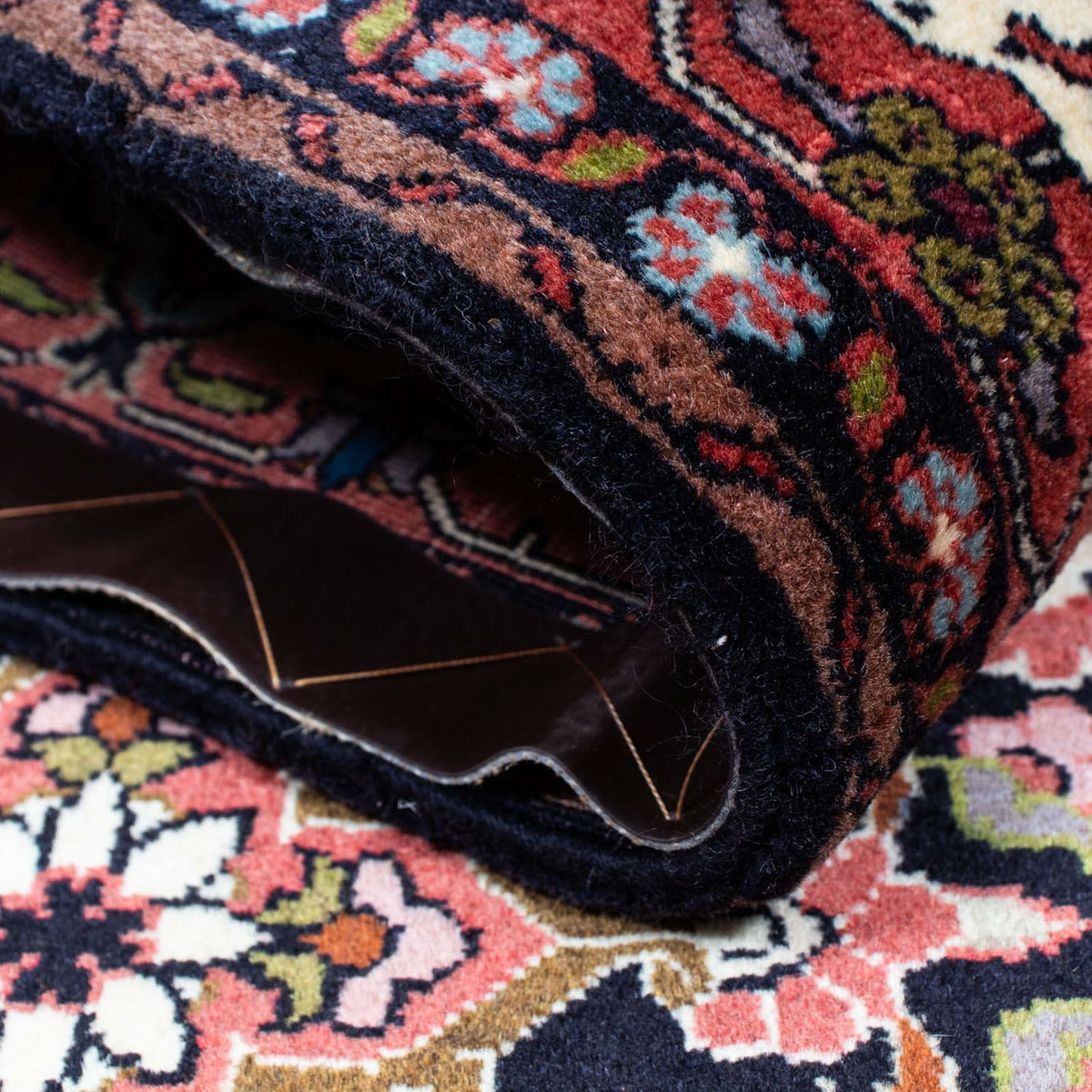 Persisk matta - Bijar - 210 x 141 cm - mörkblå