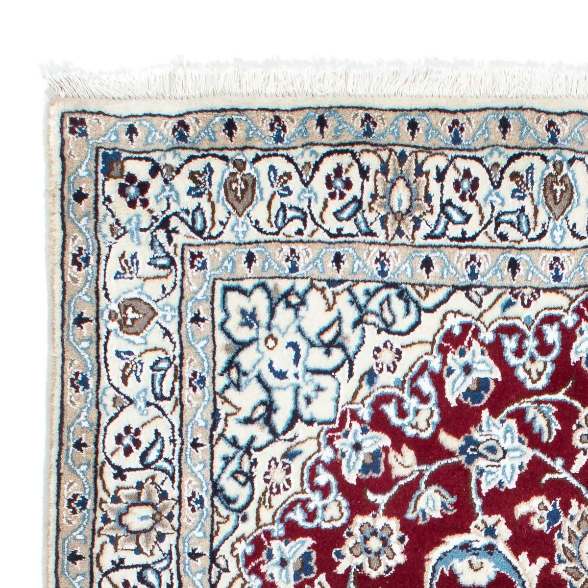 Persisk matta - Nain - Royal - 173 x 114 cm - mörkröd