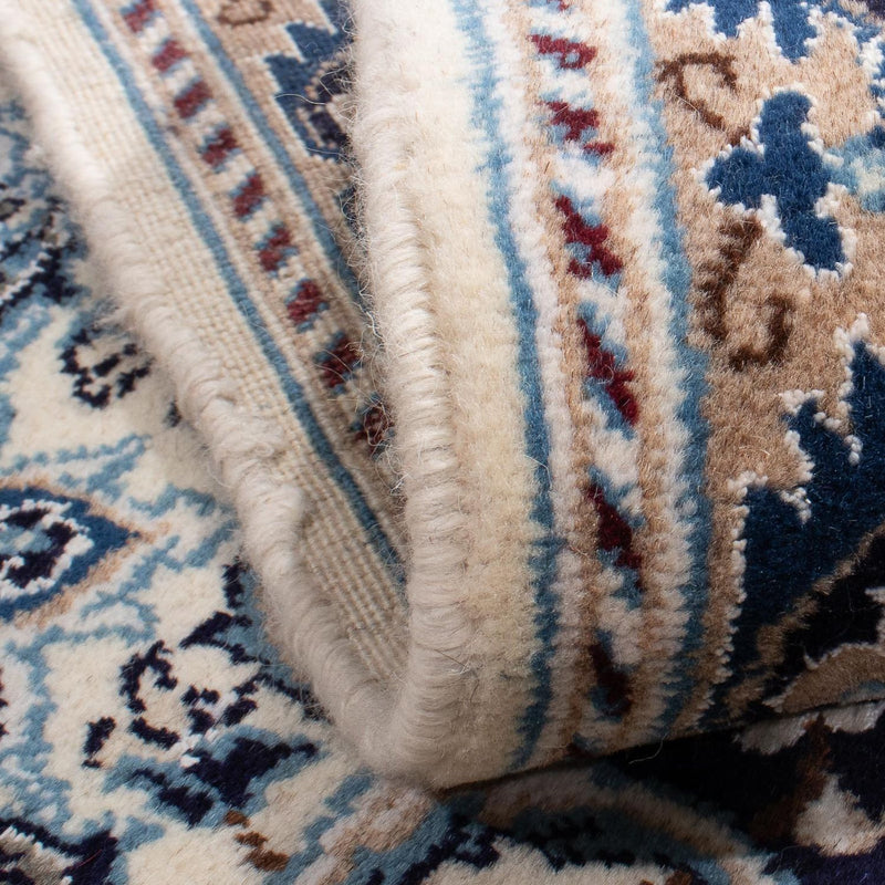 Persisk matta - Nain kvadrat  - 207 x 198 cm - mörkblå