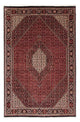 Persisk matta - Bijar - 240 x 166 cm - mörkröd