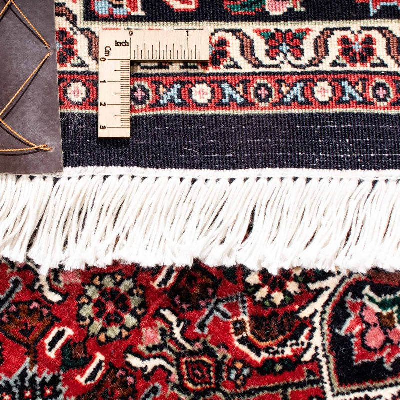 Persisk matta - Bijar - 240 x 166 cm - mörkröd