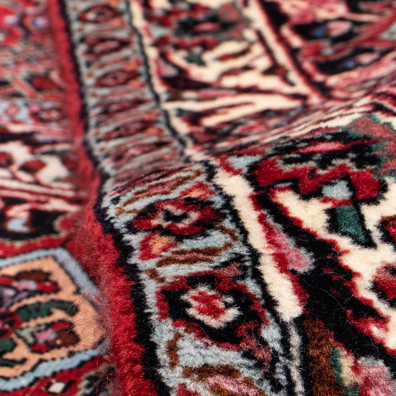 Persisk matta - Bijar - 303 x 250 cm - mörkröd