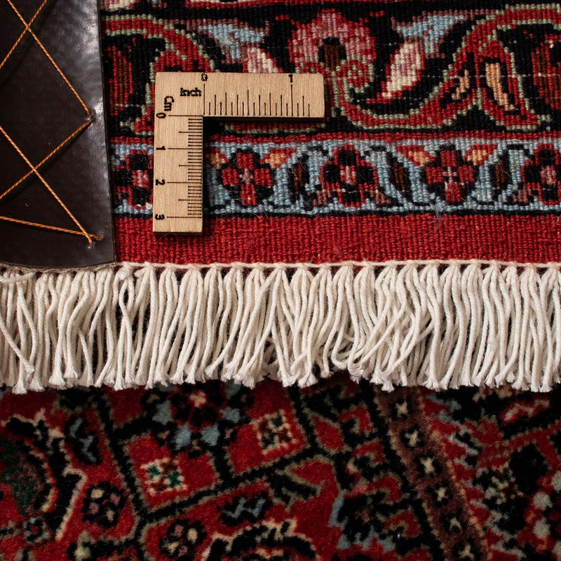 Persisk matta - Bijar - 259 x 200 cm - mörkröd