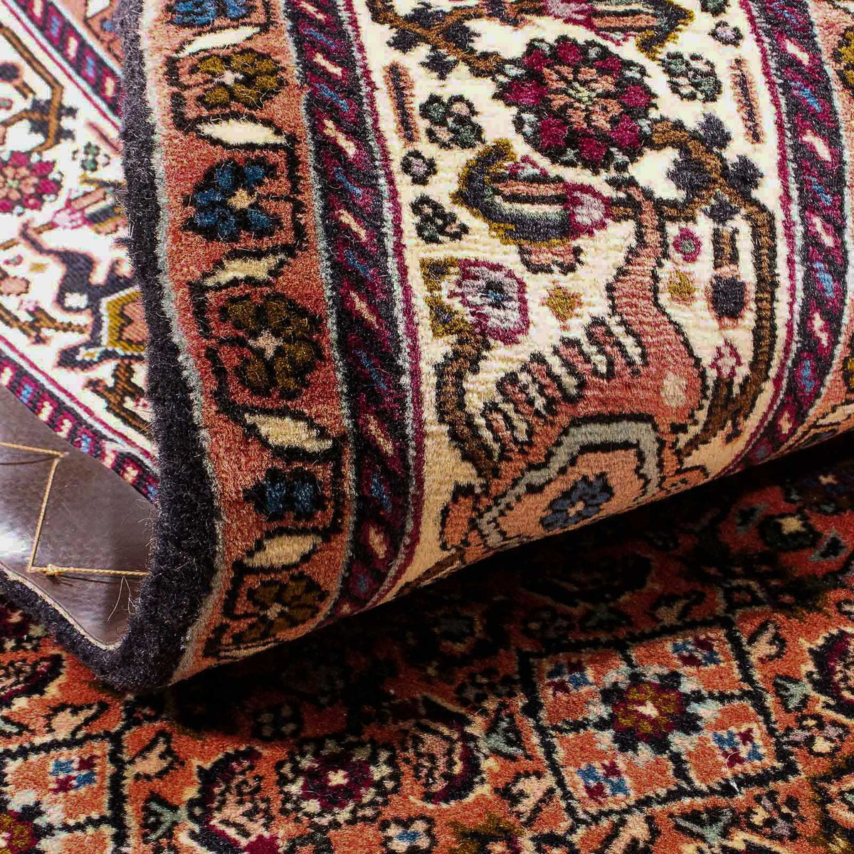 Persisk matta - Bijar - 179 x 113 cm - ljusröd