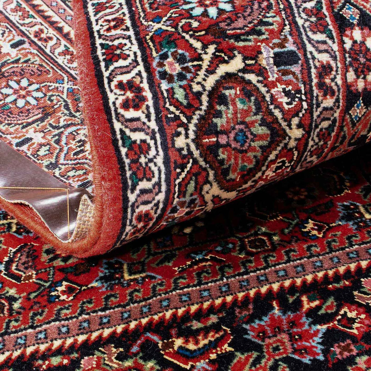 Persisk matta - Bijar - 181 x 112 cm - röd