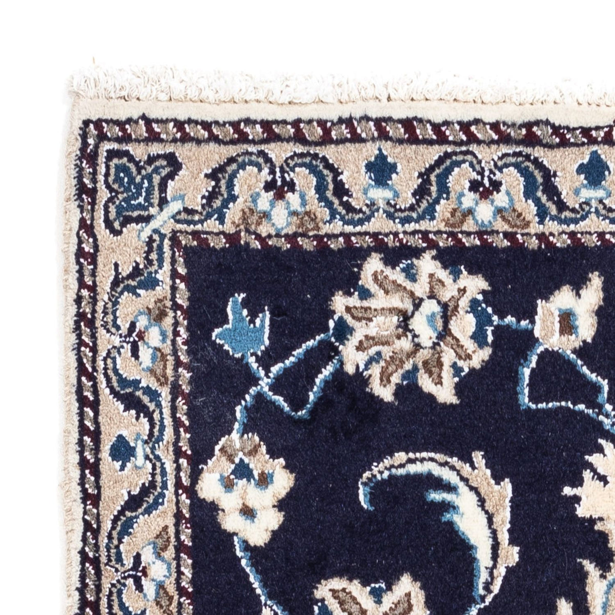 Persisk matta - Nain - 134 x 65 cm - mörkblå