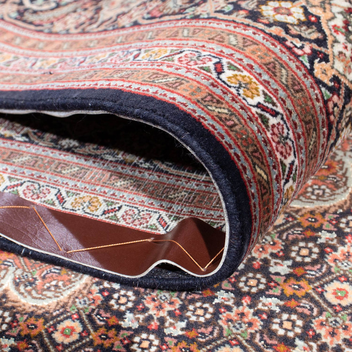 Persisk matta - Tabriz - 305 x 198 cm - mörkblå