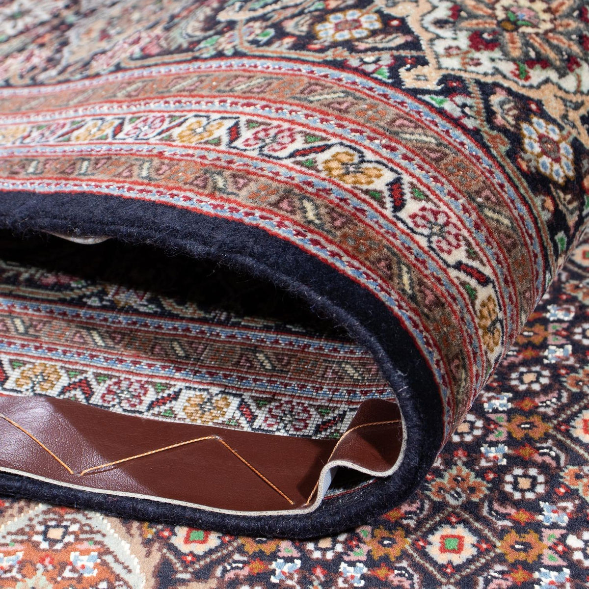 Persisk matta - Tabriz - 302 x 202 cm - mörkblå