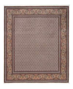 Persisk matta - Tabriz - 295 x 254 cm - mörkbrun