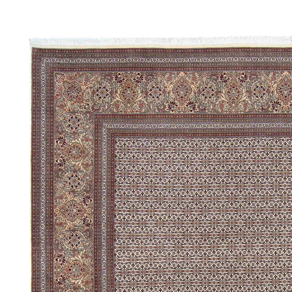 Persisk matta - Tabriz - 295 x 254 cm - mörkbrun