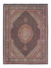 Persisk matta - Tabriz - 205 x 154 cm - mörkbrun