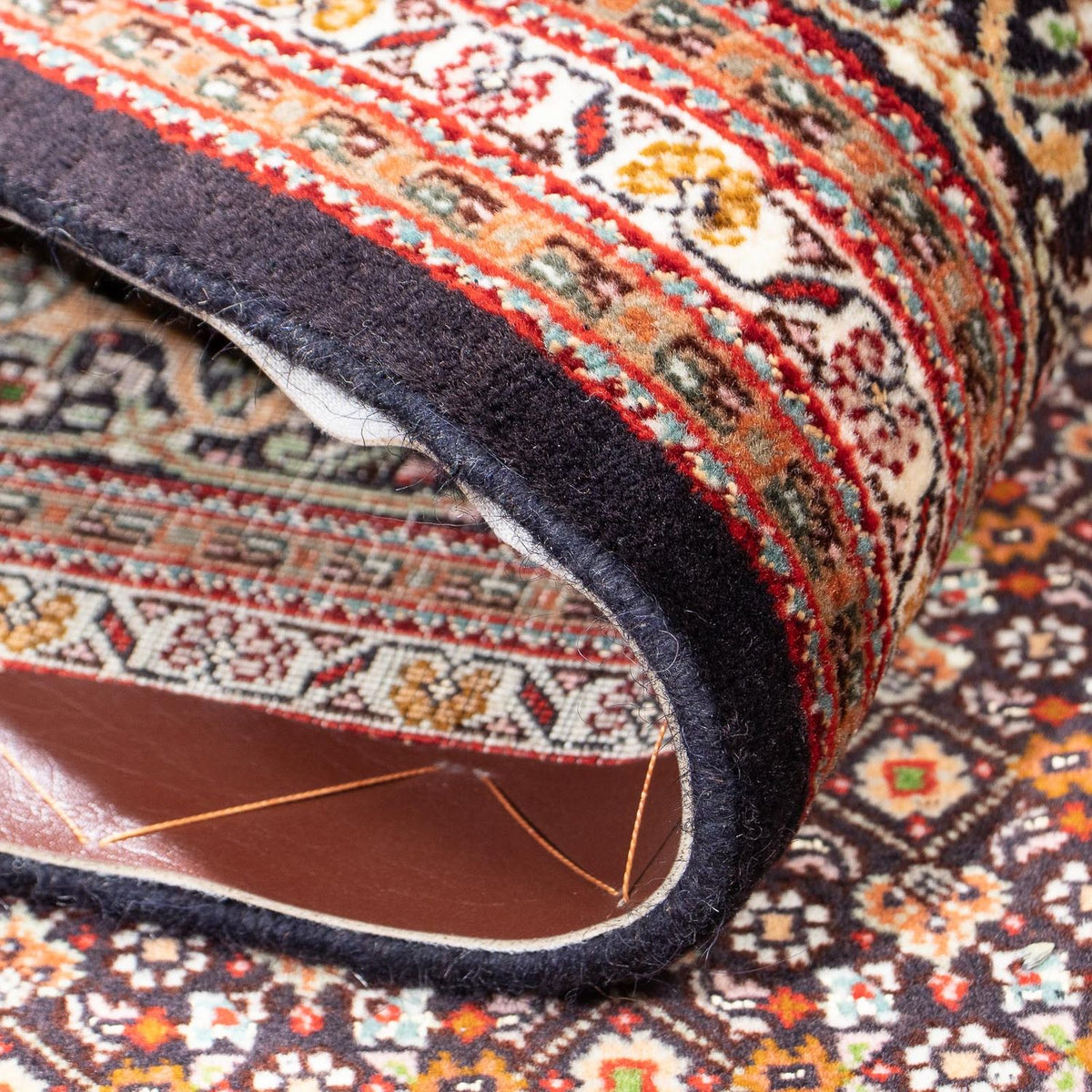 Persisk matta - Tabriz - 205 x 154 cm - mörkbrun