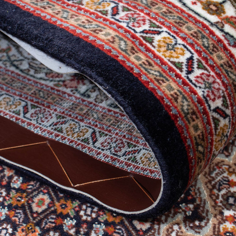 Persisk matta - Tabriz - 210 x 155 cm - mörkbrun