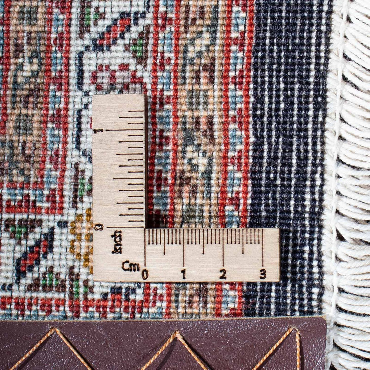 Persisk matta - Tabriz - 210 x 155 cm - mörkbrun