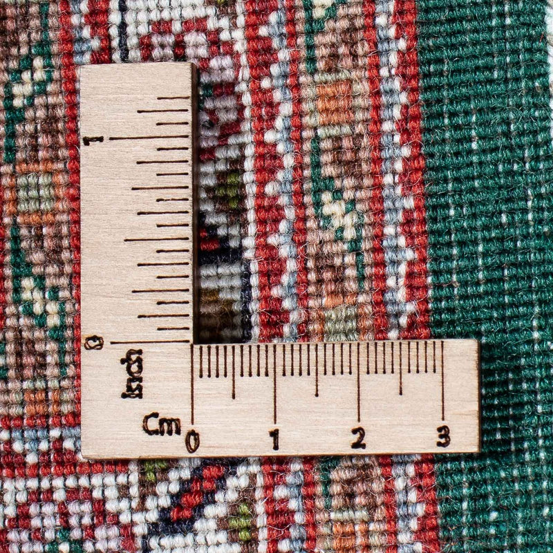 Persisk matta - Tabriz - 198 x 152 cm - grön