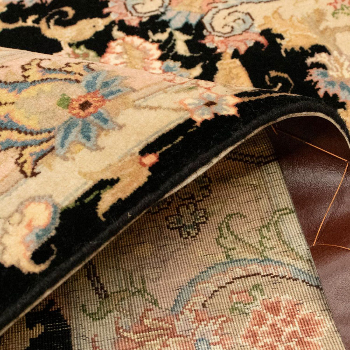 Persisk matta - Tabriz - Royal - 150 x 100 cm - mörkblå