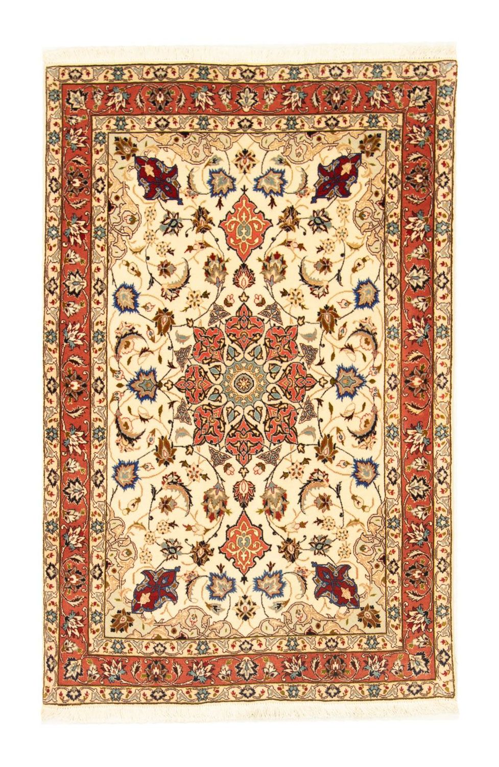Persisk matta - Tabriz - Royal - 148 x 97 cm - beige