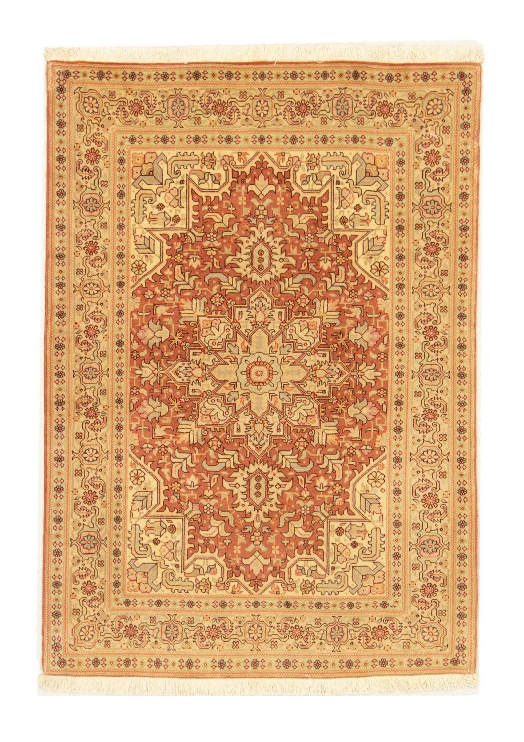 Persisk matta - Tabriz - Royal - 143 x 103 cm - rost