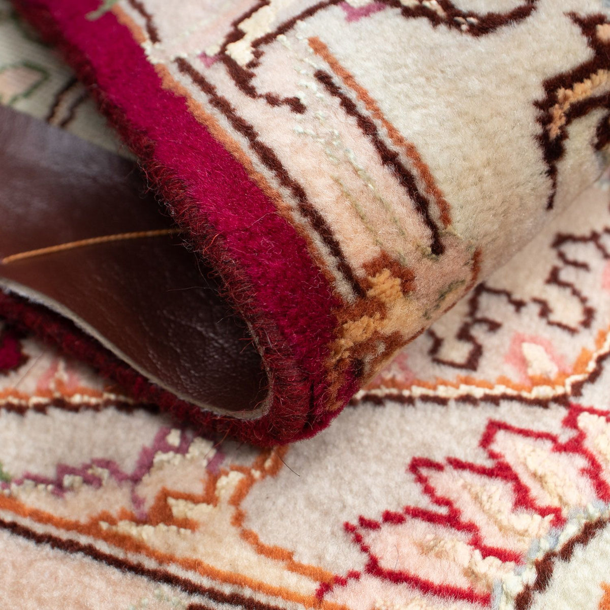 Persisk matta - Tabriz - Royal - 87 x 59 cm - mörkröd