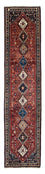 Runner Persisk matta - Nomadic - 382 x 83 cm - mörkröd