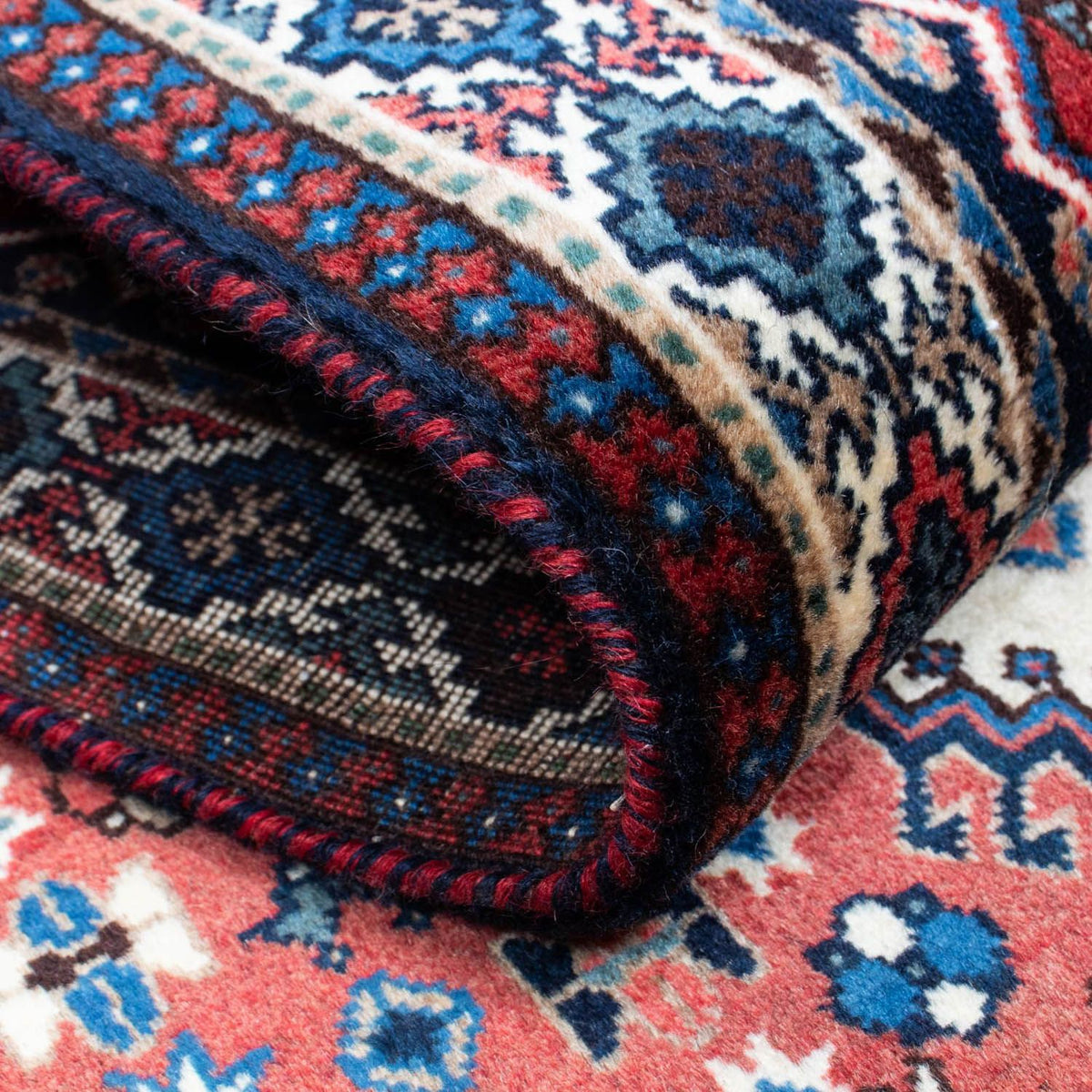 Runner Persisk matta - Nomadic - 382 x 83 cm - mörkröd