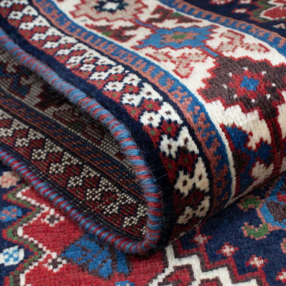 Runner Persisk matta - Nomadic - 194 x 80 cm - mörkröd