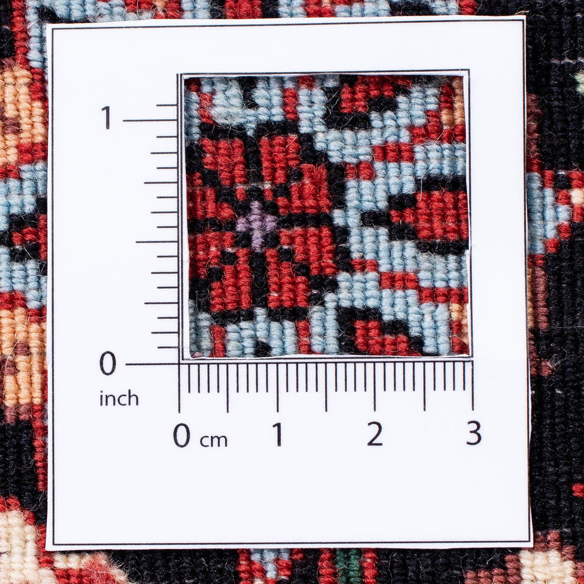 Persisk matta - Bijar - 304 x 250 cm - mörkröd