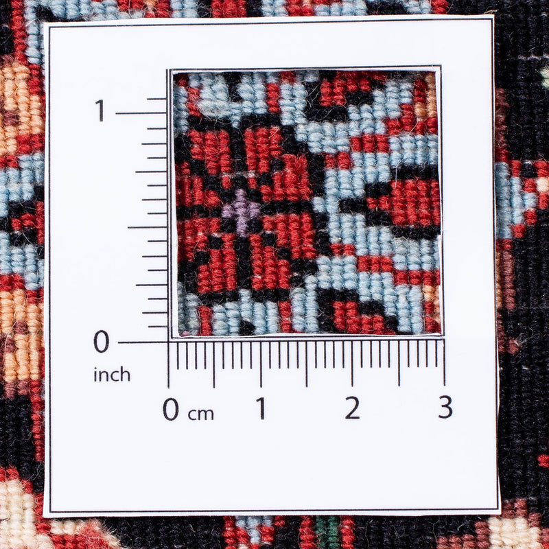 Persisk matta - Bijar - 304 x 250 cm - mörkröd