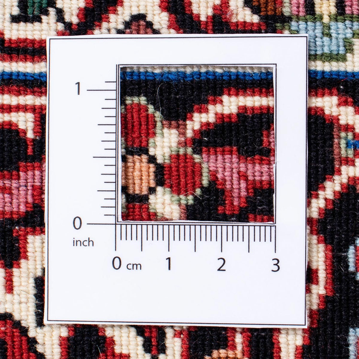 Persisk matta - Bijar - 240 x 168 cm - mörkröd