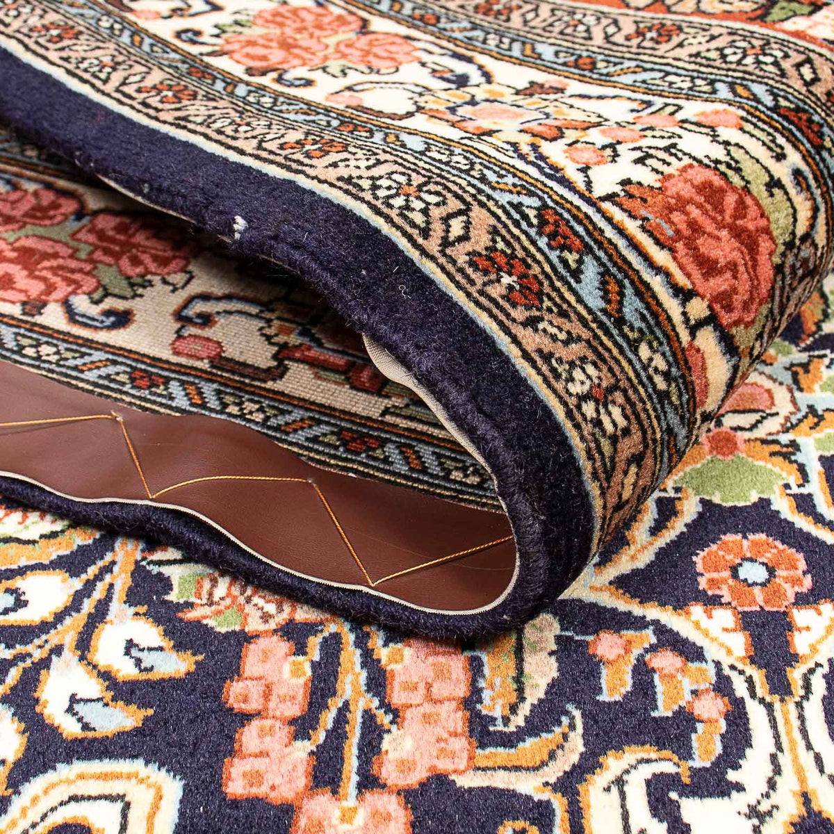 Persisk matta - Bijar - 207 x 140 cm - mörkblå